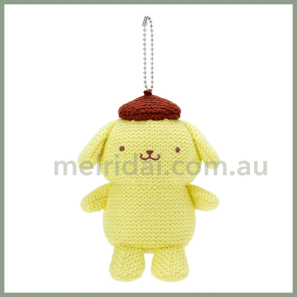 Sanrio | Amigurumi-Style Knit Mascot Holder Keychain 13×5×11Cm 日本三丽鸥