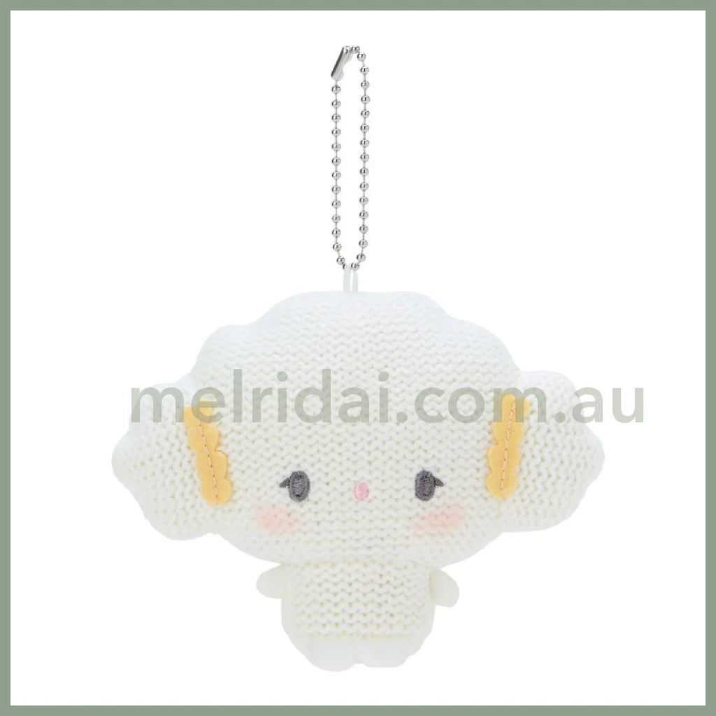 Sanrio | Amigurumi-Style Knit Mascot Holder Keychain 13×5×11Cm 日本三丽鸥 针织玩偶挂件/包挂/钥匙链（经典款） 小麦云Cogimuyun