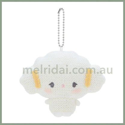 Sanrio | Amigurumi-Style Knit Mascot Holder Keychain 13×5×11Cm 日本三丽鸥 针织玩偶挂件/包挂/钥匙链（经典款） 小麦云Cogimuyun