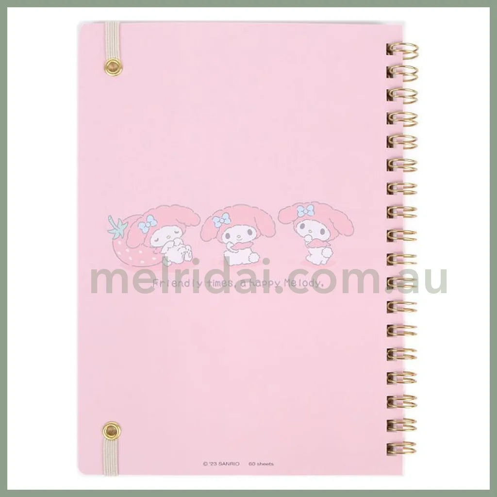 Sanrio | B6 Size Ring Notebook (Plushie Design Stationery) / My Melody