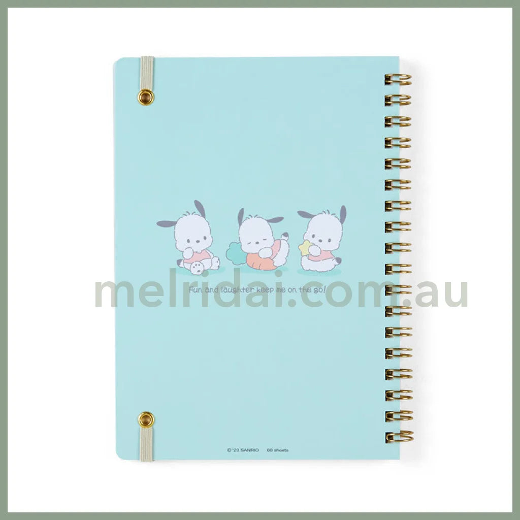 Sanrio | B6 Size Ring Notebook (Plushie Design Stationery) / Pochacco