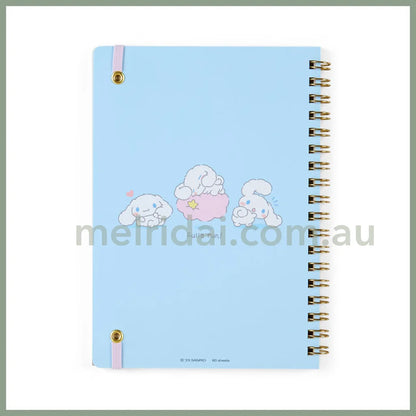 Sanrio | B6 Size Ring Notebook (Plushie Design Stationery) / Cinnamoroll