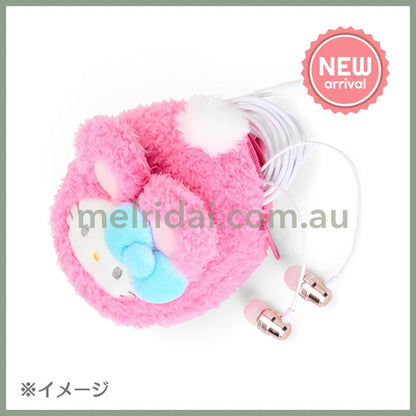 SANRIO | Bad Badtz-Maru Mini Pouch Charm with Carabiner 10.5 x 10.1 x 7.2cm (Spring Rabbit)