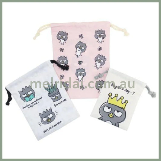 Sanrio | Badtz-Maru Pouch Set 3 Size