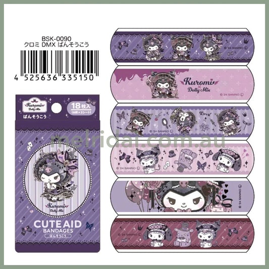 Sanrio | Band-Aid Bandages (Kuromi) 18Pieces