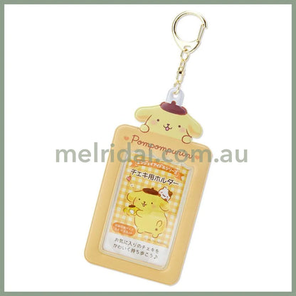 Sanriocheki Holder Enjoy Idol Photo/Card Pom Purin