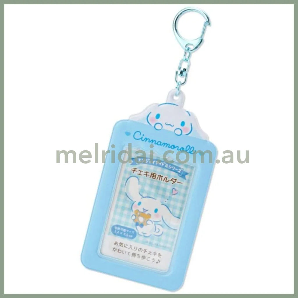 Sanriocheki Holder Enjoy Idol Photo/Card Cinnamoroll