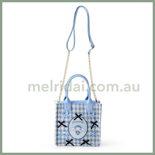 Sanrio | Cinnamoroll 2-Way Mini Tote Bag/Shoulder Bag/Handbag 21×10×19Cm (Dream Ribbon)