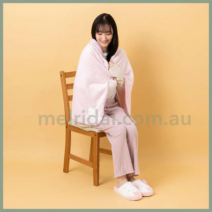 Sanrio | Cinnamoroll 3-Way Blanket Lap Cape Cushion 34Cm×28Cm×7Cm