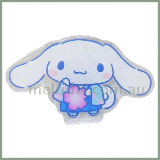 Sanrio | Cinnamoroll Acrylic Magnet 7.2 X W4.3 D0.6Cm (Kimono Series) 日本三丽鸥 樱花和服系列玉桂狗 亚克力冰箱贴/磁铁