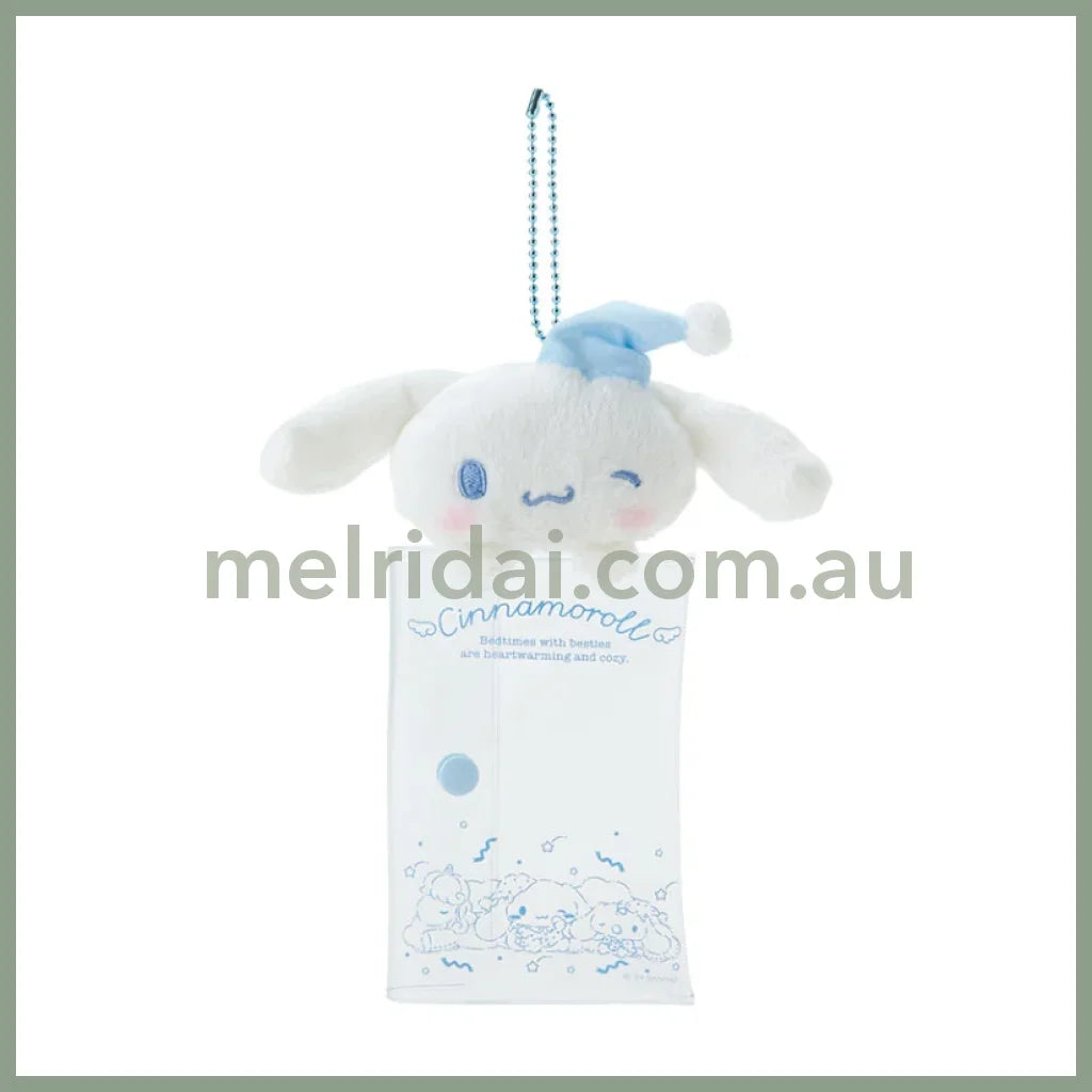 Sanrio | Cinnamoroll Clear Case With Mascot W14 X H3 D19Cm (Sleepy Time)