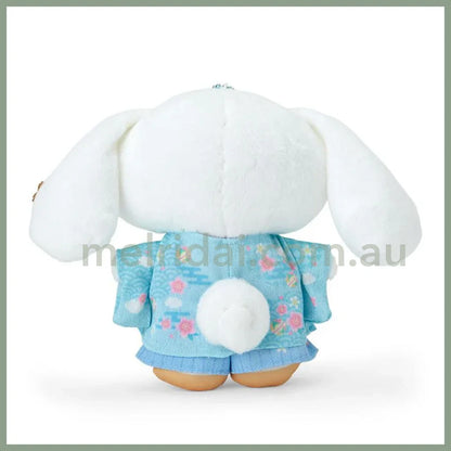 Sanrio | Cinnamoroll Mascot Holder Plush Keychain 18×6.5×14Cm (Kimono/ Sakura 2024)