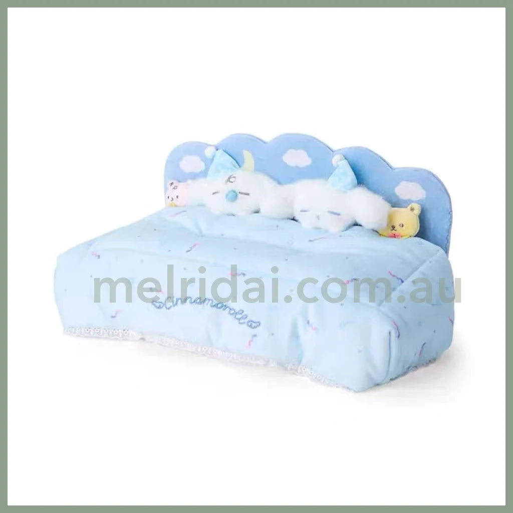 Sanrio | Cinnamoroll Milk Tissue Box Case W28.5×D16×H15Cm (Sleepy Time)