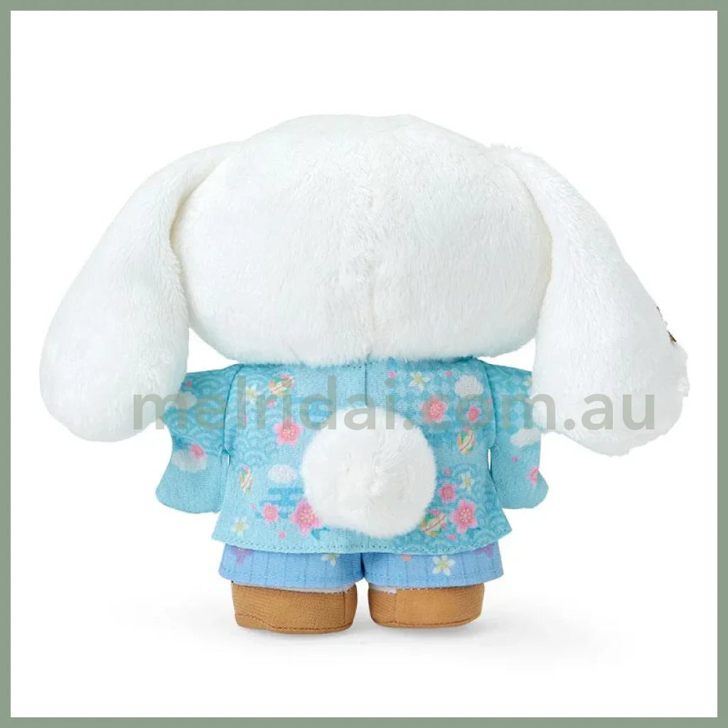 Sanrio | Cinnamoroll Plush Doll 20×8.5×17Cm (Kimono/ Sakura 2024)