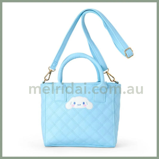 Sanrio | Cinnamoroll Quilted 2-Way Mini Tote Bag Handbag Crossbody 20×8×18Cm