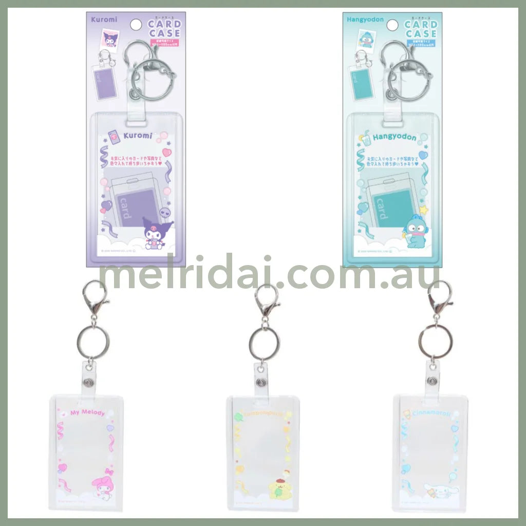 Sanrio | Clear Card Holder Case 65X105X5Mm ////