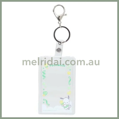 Sanrio | Clear Card Holder Case 65X105X5Mm //// Pochacco