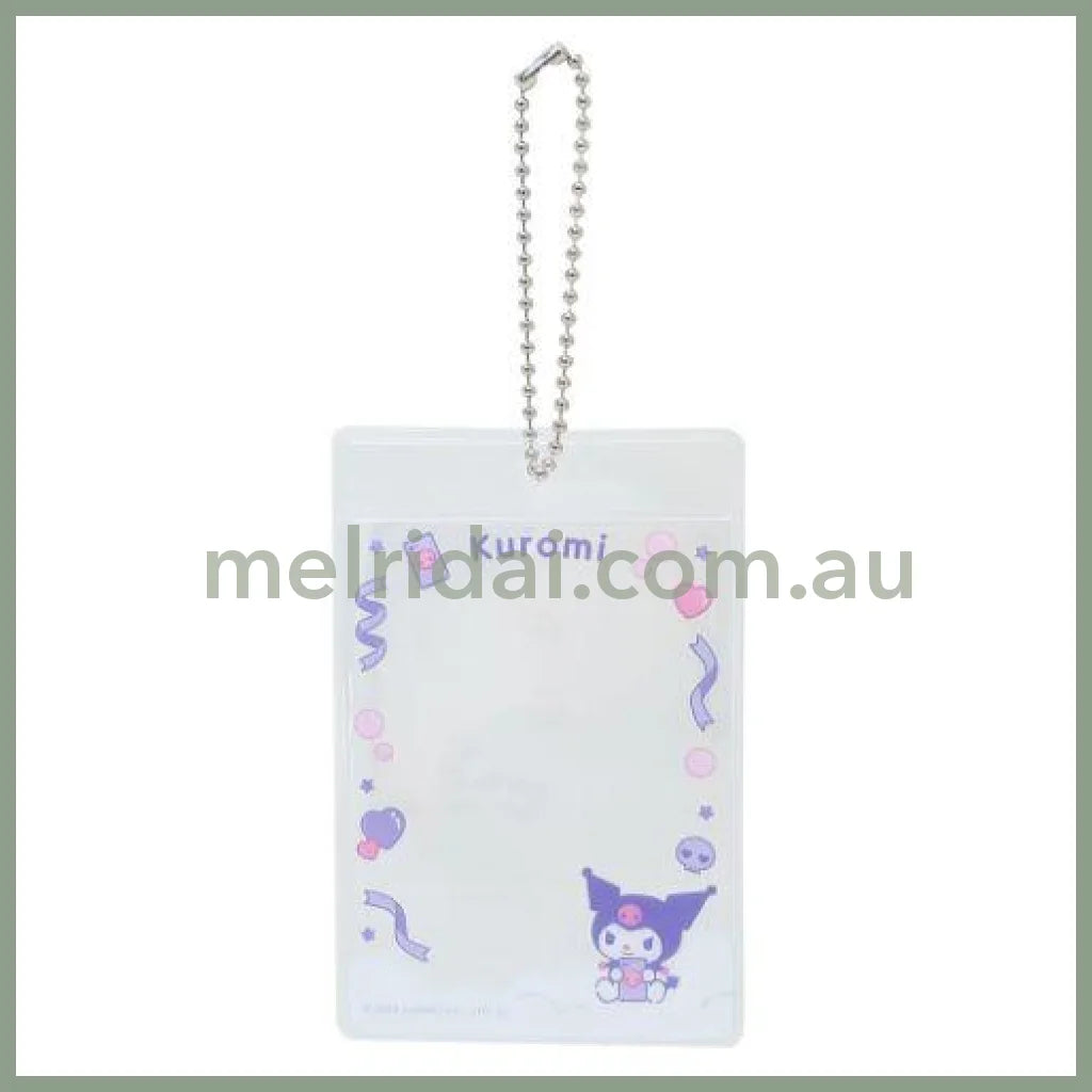 Sanrio | Clear Card Holder Set Of 2 65X100Mm //// Kuromi