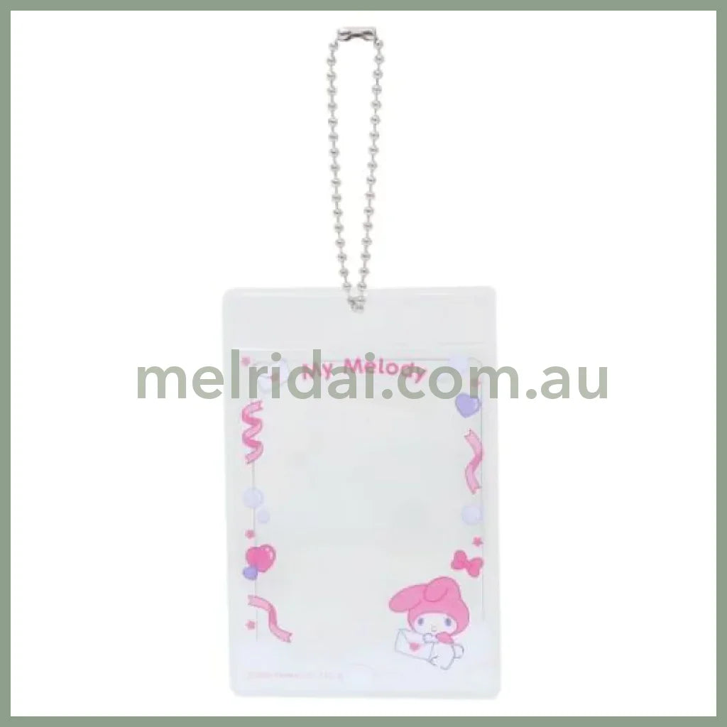 Sanrio | Clear Card Holder Set Of 2 65X100Mm //// My Melody