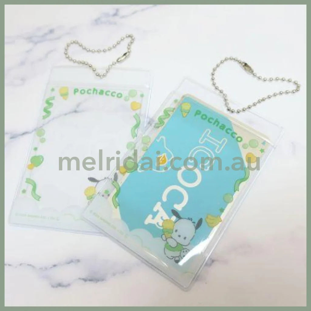 Sanrio | Clear Card Holder Set Of 2 65X100Mm //// Pochacco