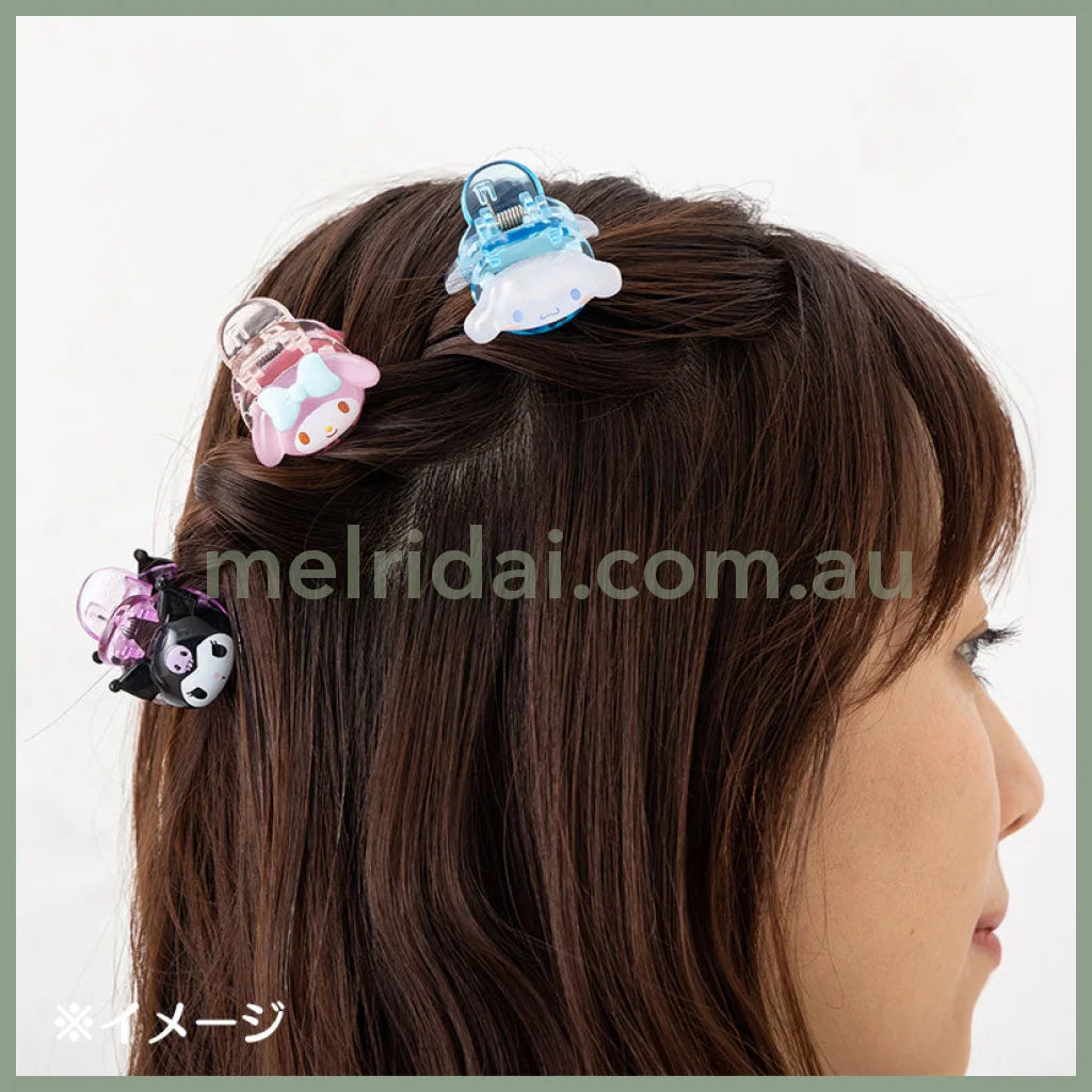 Sanrio | Clear Mini Claw Hair Clip Set Of 2 //