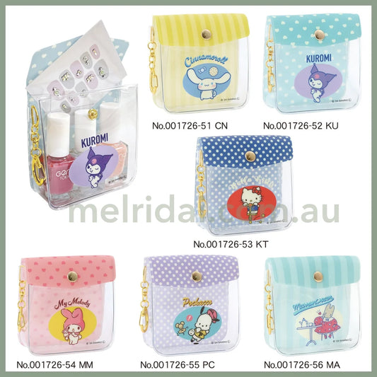 Sanrio | Clear Pouch Mini 8.5×3×8.5Cm (Vintage)