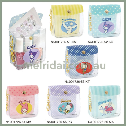 Sanrio | Clear Pouch Mini 8.5×3×8.5Cm (Vintage)