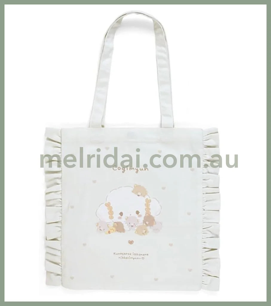 Sanrio | Cogimyun Tote Bag 38×1×36Cm (Hand Made Bear) /