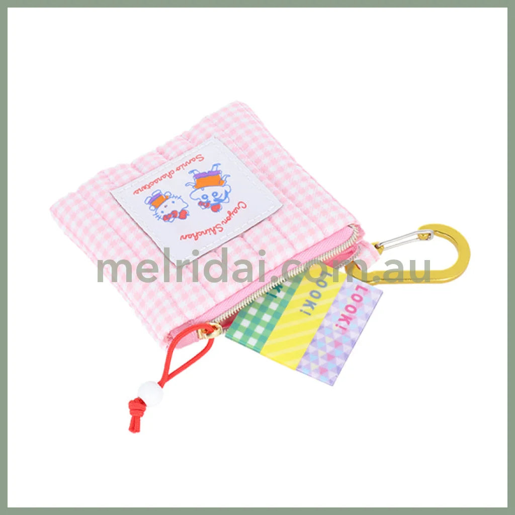 Sanrio × Crayon Shinchan | Hello Kitty Pouch With Carabiner W90×H90×D12Mm