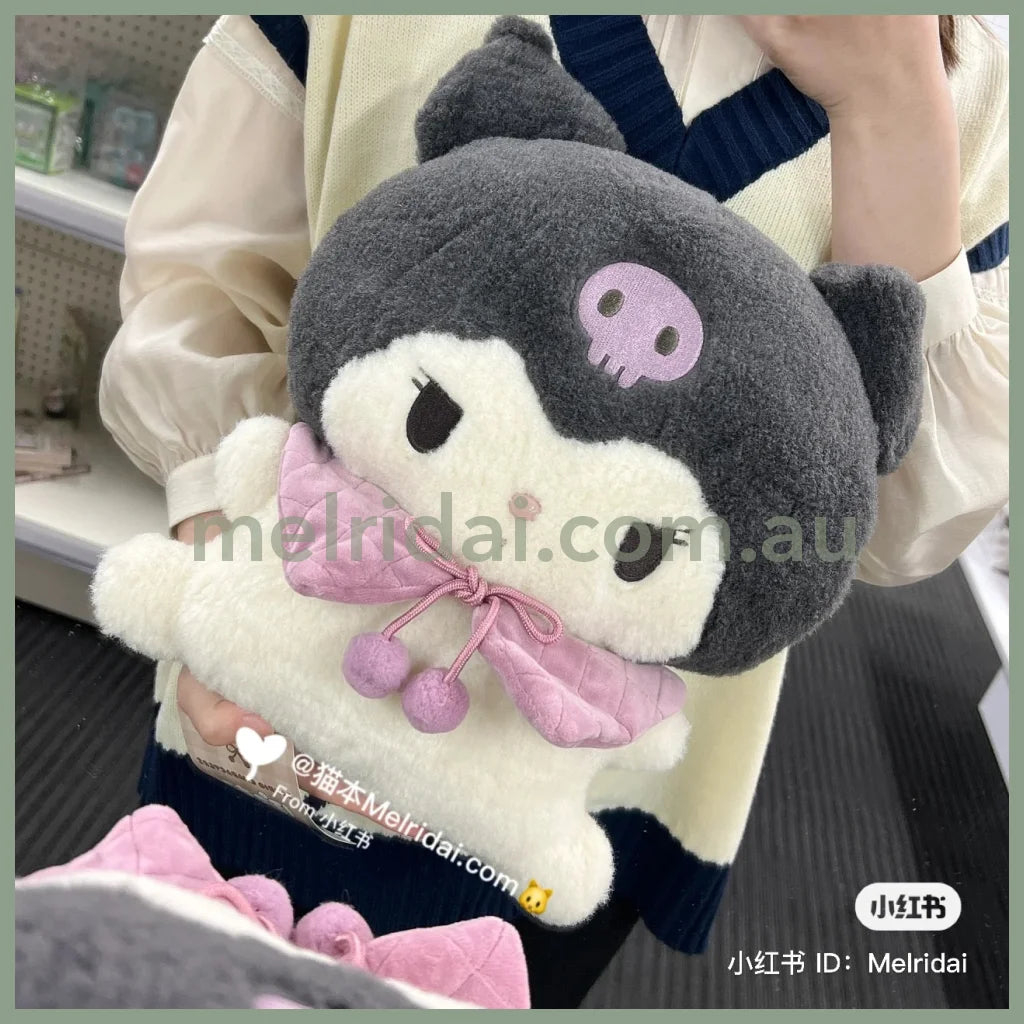 Sanrio | Cushion Plush Toy (Potemoko Collection) 35 X 25 8 Cm // Kuromi