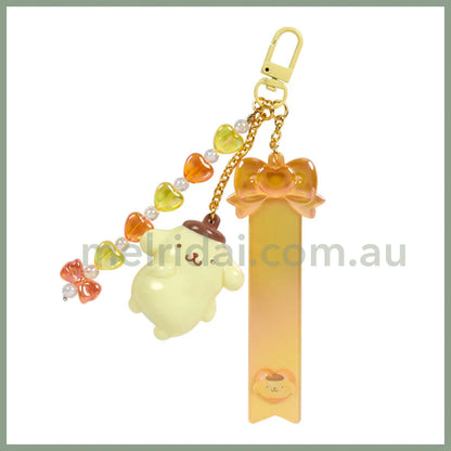 Sanrio | Custom Key Chain 10×1.5×8.5Cm Approx. (Clear And Plump 3D) 日本三丽鸥 三连造型