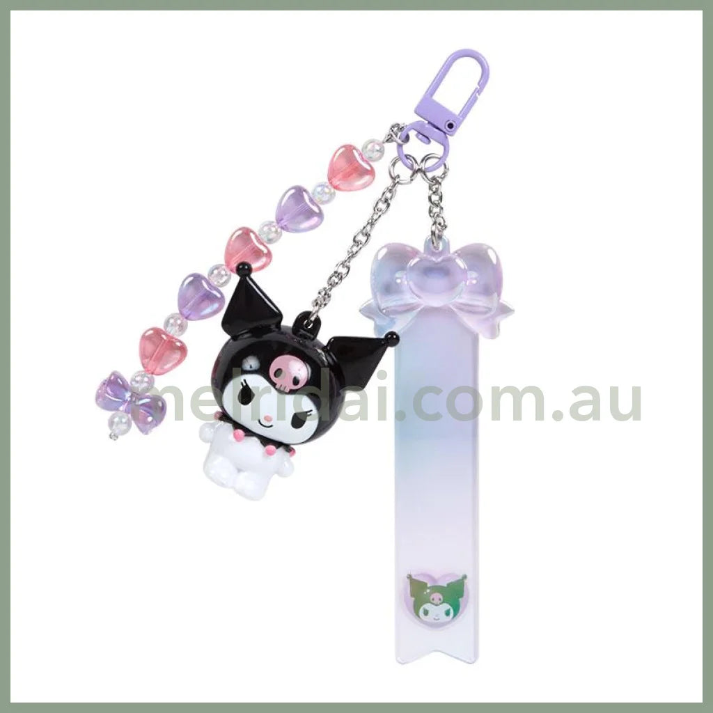 Sanrio | Custom Key Chain 10×1.5×8.5Cm Approx. (Clear And Plump 3D) 日本三丽鸥 三连造型