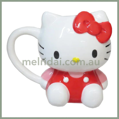 Sanrio | Die-Cut Mug 110X100X80Mm (Hello Kitty) 日本三丽鸥 陶瓷马克杯 凯蒂猫造型