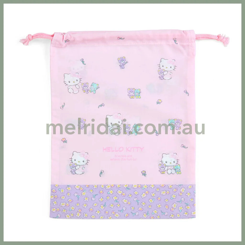 Sanrio | Drawstring Bag M 20 X 0.3 26Cm / Hello Kitty