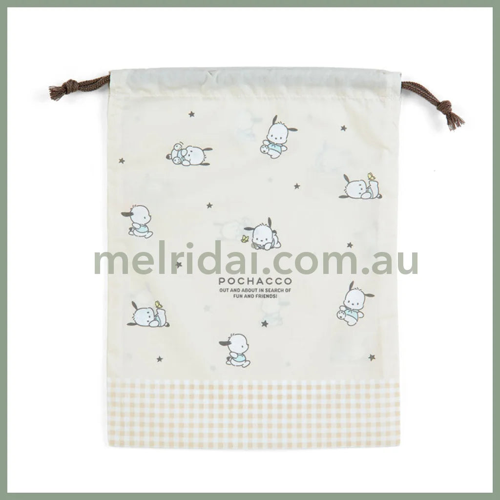 Sanrio | Drawstring Bag M 20 X 0.3 26Cm / Pochacco