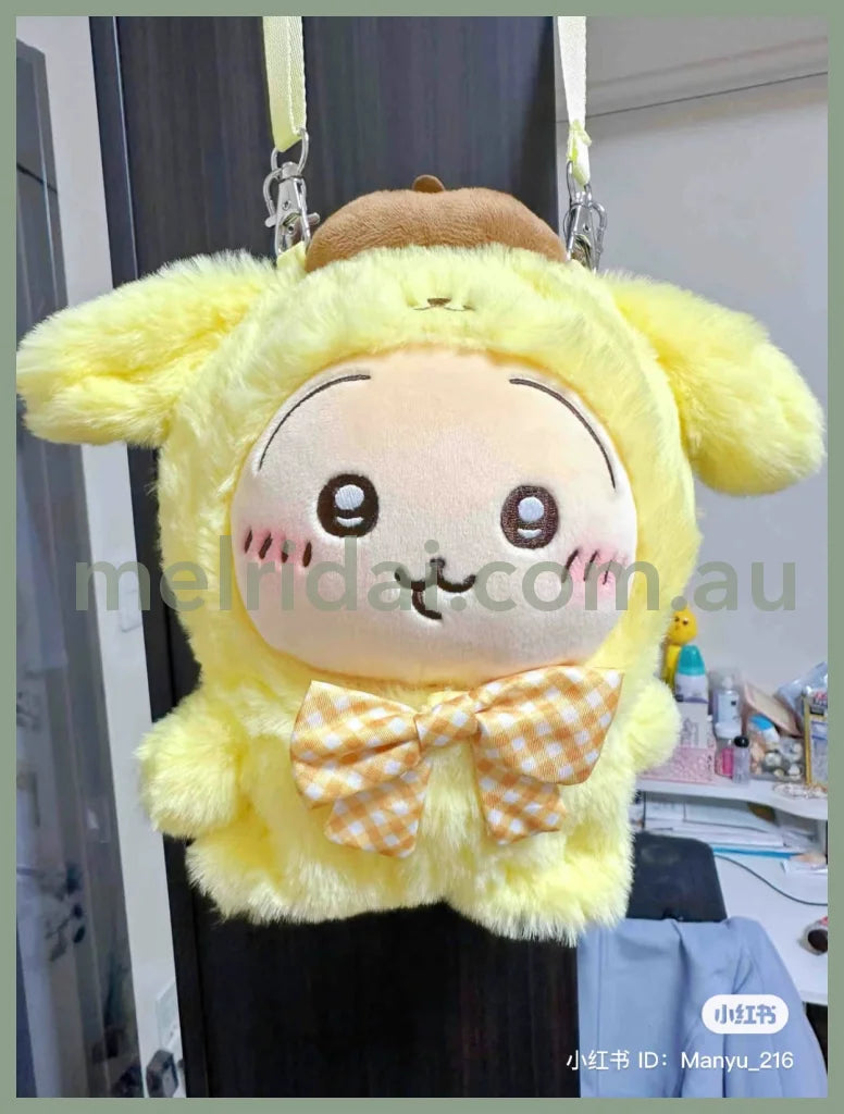 Sanrio | Dress-Up Clothes (M) Mascot Shoulder Bag 21×3×25.5Cm 日本三丽鸥 毛绒玩偶着替/斜挎娃衣/外套挂件/挎包/痛包收纳