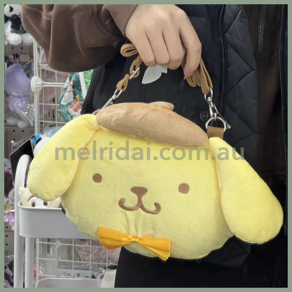 Sanrio | Face Plush Pochette Shoulder Bag 21*6*16Cm Approx. 日本三丽鸥