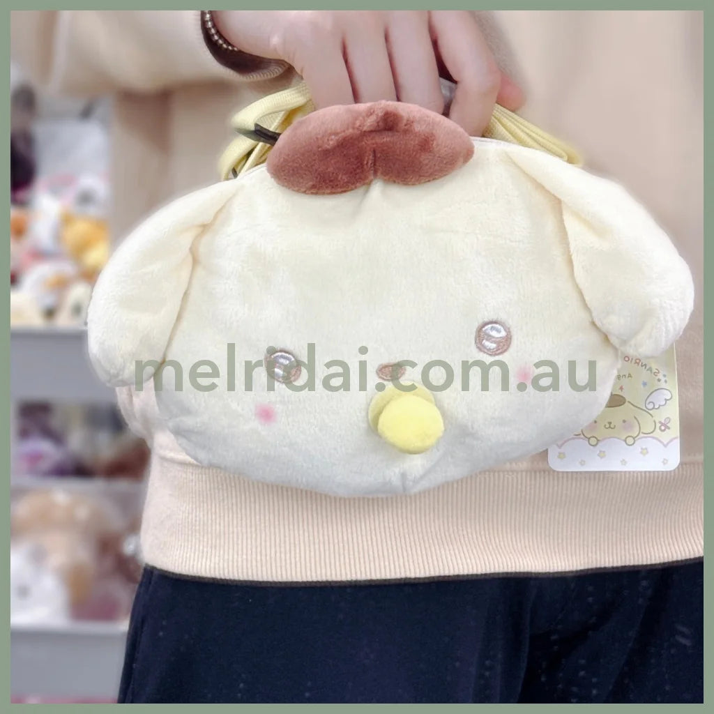 Sanrio | Face Pochette Should Bag 15 X 18 18Cm (Angel Baby) 日本三丽鸥 大脸斜挎包（天使宝宝） 布丁狗Pom Pom Purin