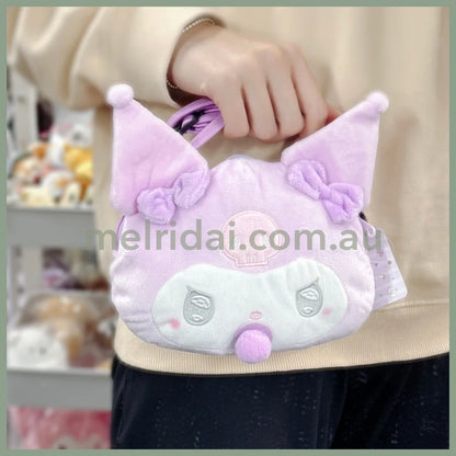 Sanrio | Face Pochette Should Bag 15 X 18 18Cm (Angel Baby) 日本三丽鸥 大脸斜挎包（天使宝宝） 库洛米Kuromi