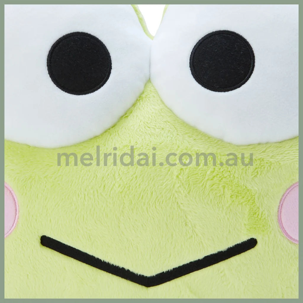 Sanrio | Face Shaped Cushion Kerokerokeroppi (Our Goods) 33 X 29.5 15Cm / ()