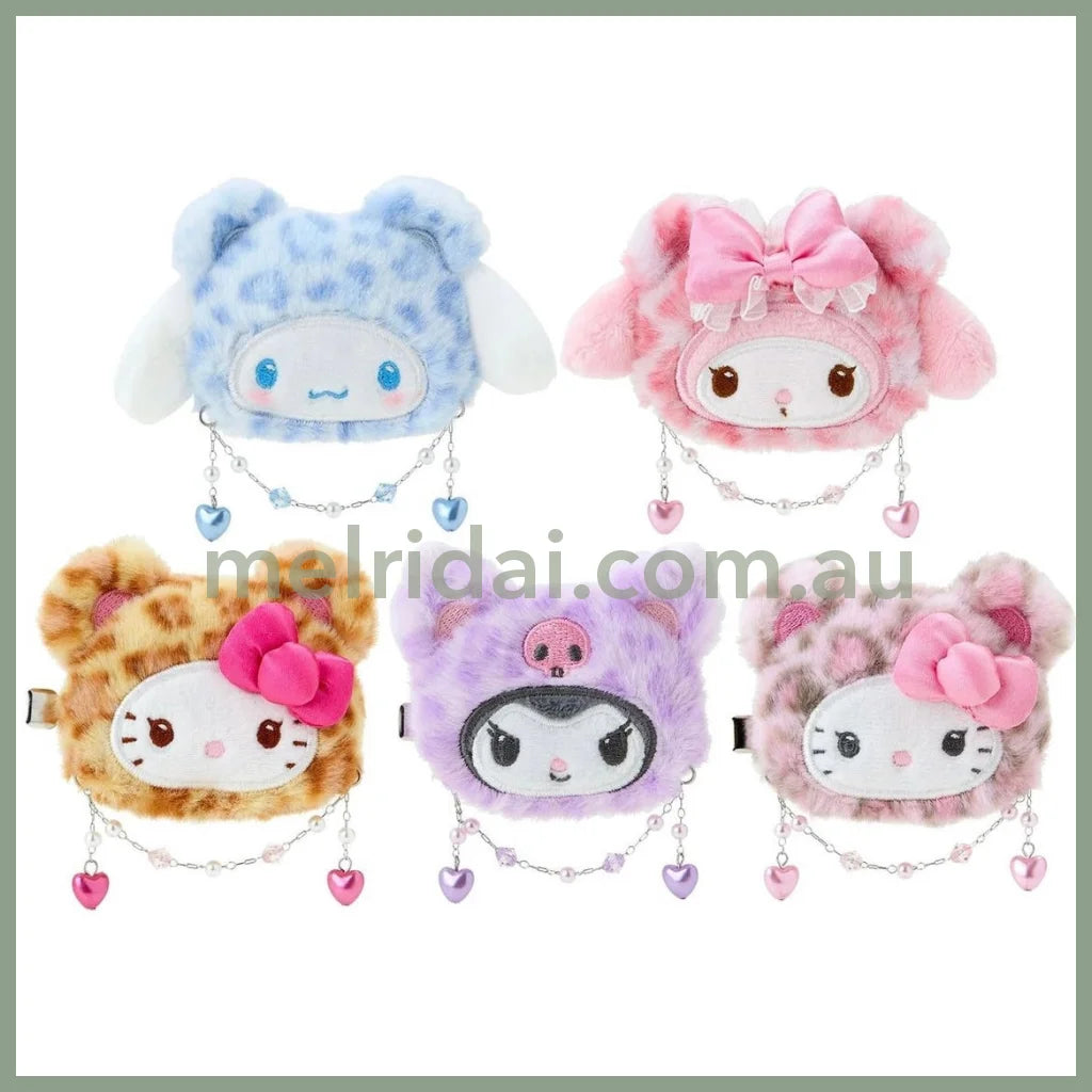 Sanrio | Face-Shaped Hair Clip 8.3×2×6Cm (Gal Kuma)