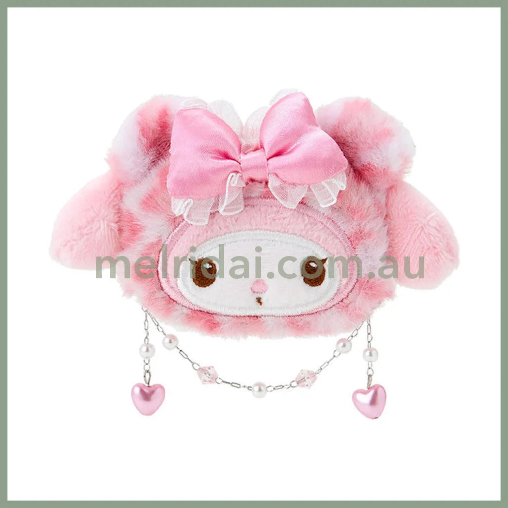 Sanrio | Face-Shaped Hair Clip 8.3×2×6Cm (Gal Kuma) 美乐蒂My Melody