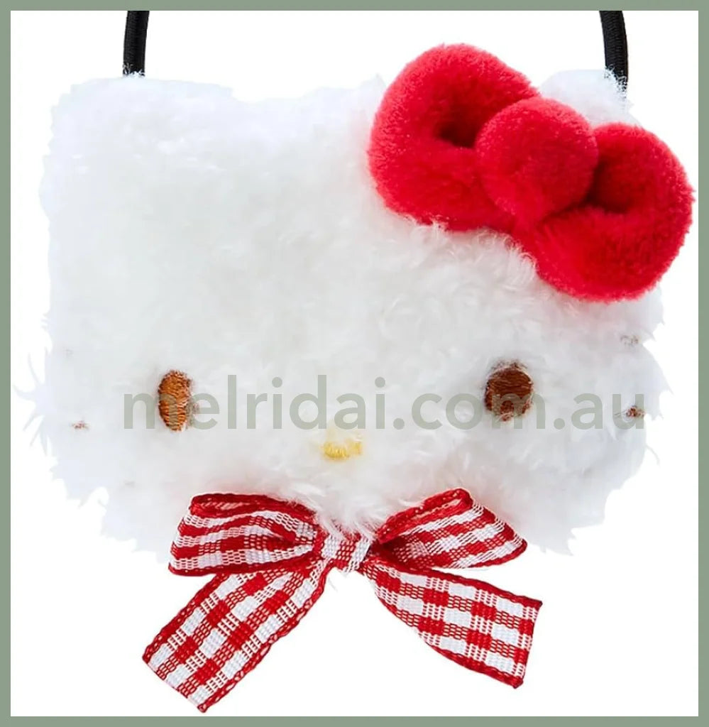 Sanrio | Face-Shaped Ponytail Holder 8.5*5*2.5Cm /// Hello Kitty