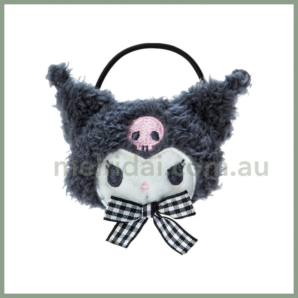 Sanrio | Face-Shaped Ponytail Holder 8.5*5*2.5Cm /// Kuromi