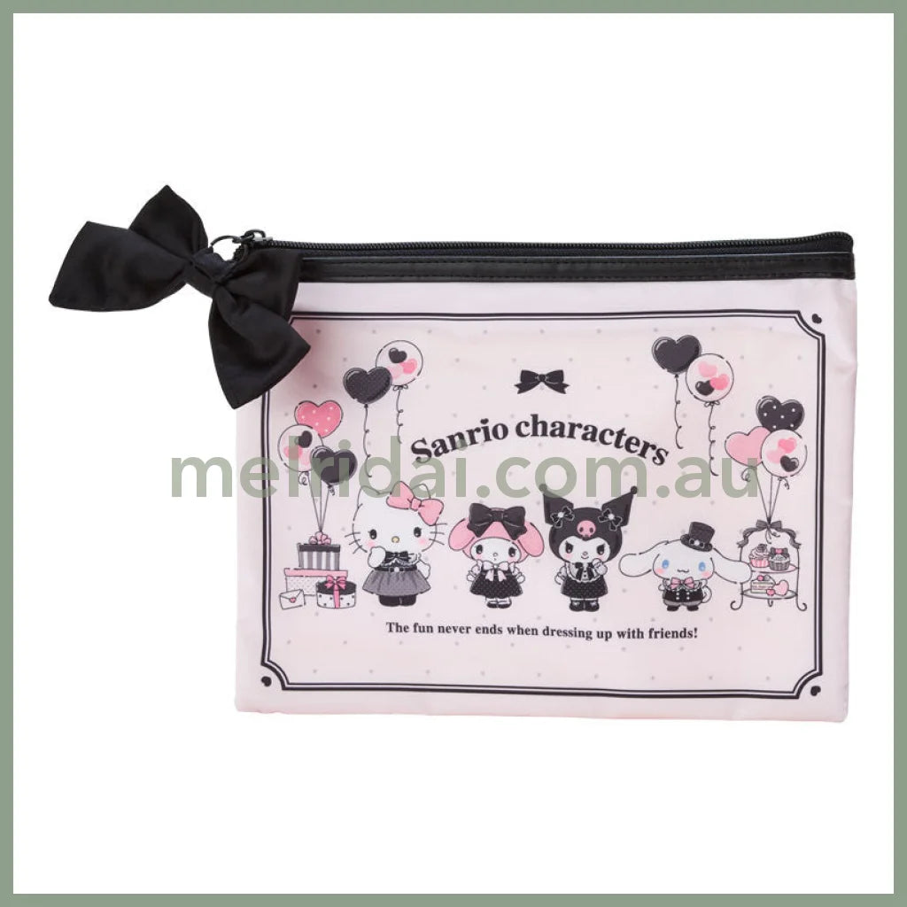 Sanrio | Flat Pouch Set Of Two 24 X 1 18 Cm & 20 14 (Tokimeki Sweet Party) 日本三丽鸥