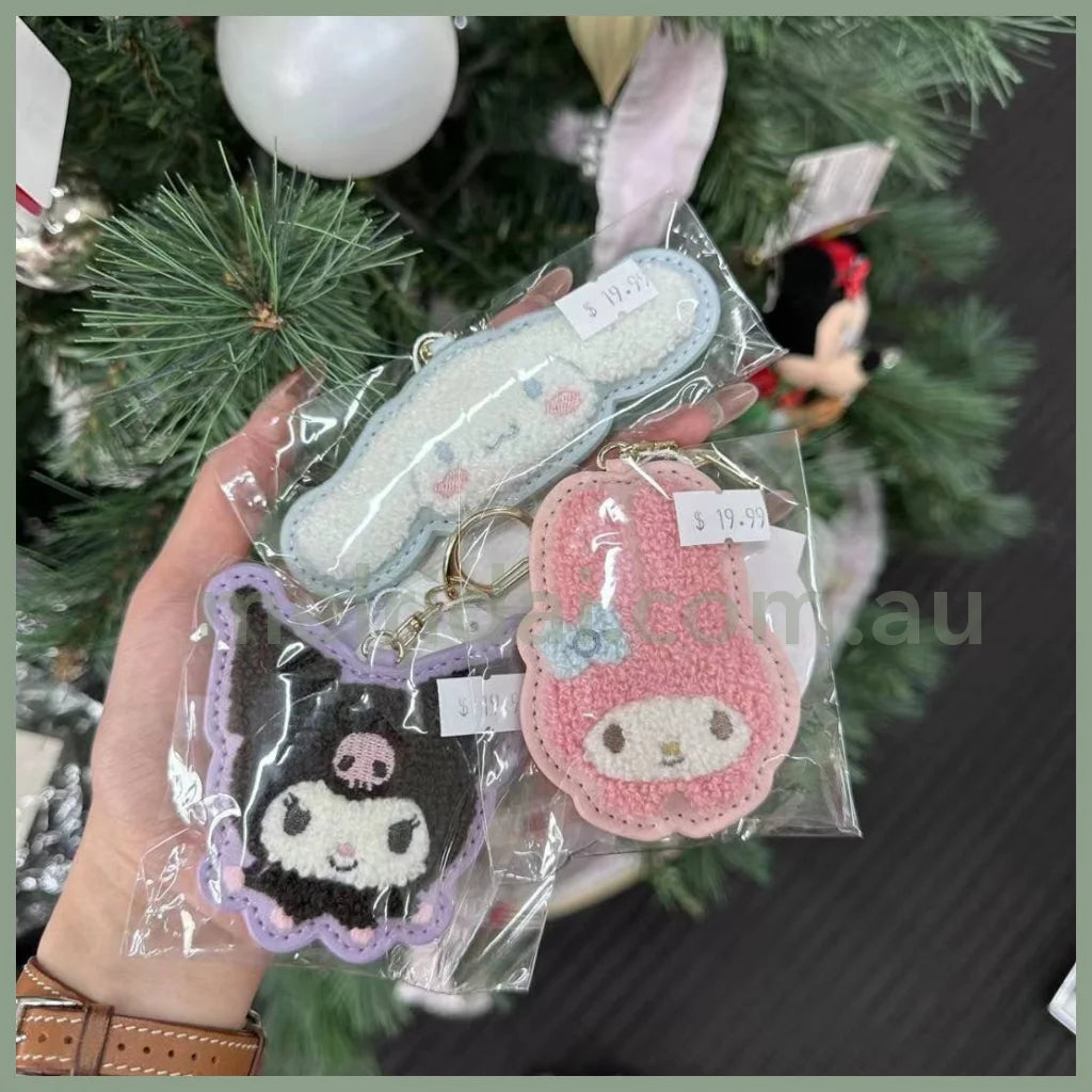 Sanrio | Fluffy Embroidery Patch Keychain Cinnamoroll 14 X 6 3Cm