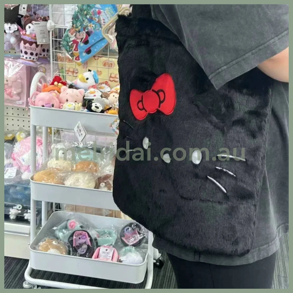 Sanrio | Fluffy Fur Tote Bag Hello Kitty 330X380Mm /