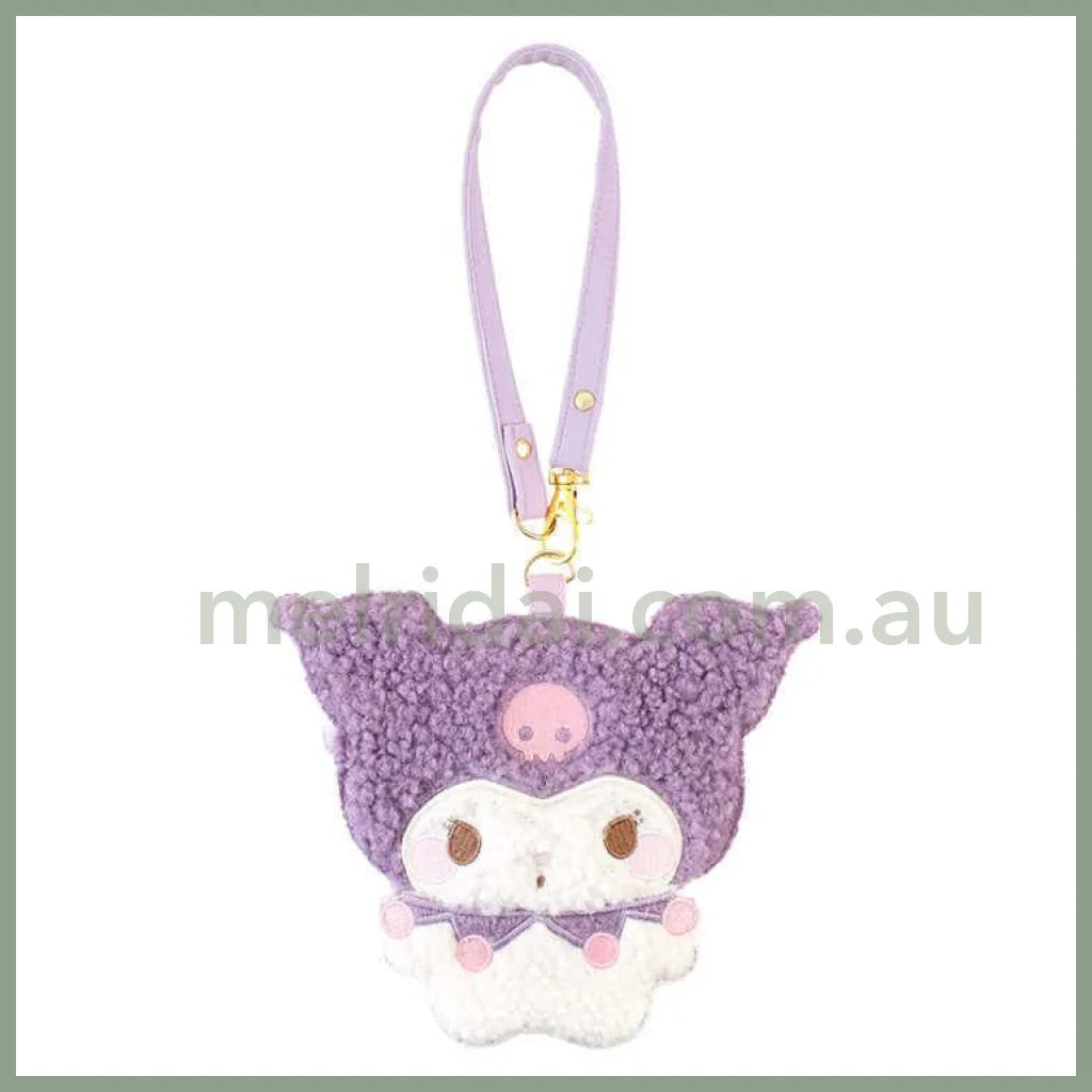 Sanrio | Fluffy Moko Pass Case Kuromi 160×195×10Mm