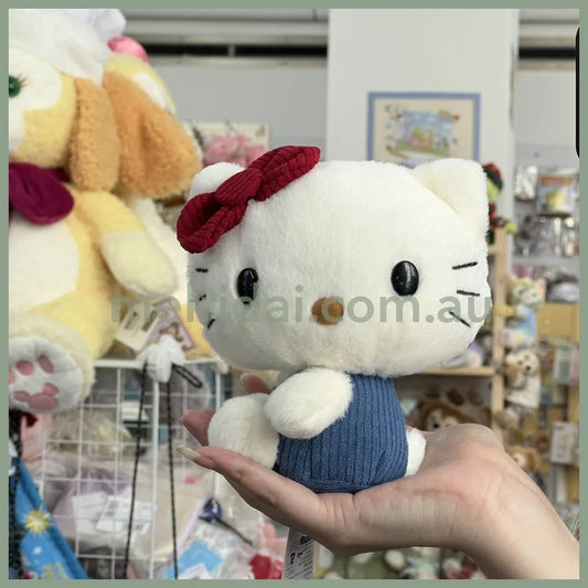 Sanrio | Fluffy Plush Hello Kitty Classic 14.5×10×16Cm 日本三丽鸥 复古系列新版 凯蒂猫毛绒公仔/玩偶