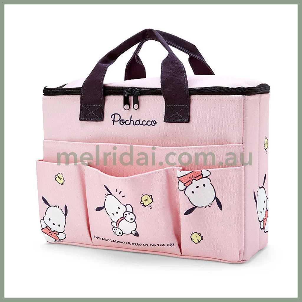 Sanriofoldable Carrying Box With Handle Large 33 X 25 11Cm Pochacco